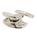 Prime-Line Sash Lock, 1-1/2 in., Steel Construction, Satin Nickel Finish (1-set) F 2713